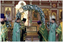 Прибытие в Хабаровск мощей Киево-Печерских святых (6 сентября 2008 года)