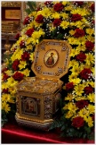 Встреча ковчега с честной главой святого мученика Виктора Воина в Биробиджане (2 мая 2010 года)