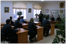 Экскурсия Дальневосточного Юридического Института МВД РФ в Хабаровской семинарии (21 декабря 2010 года)