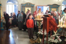 Престольный праздник в храме Покрова Божией Матери. 14 октября 2011 г.