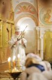 Будущие архипастыри Приамурской митрополии сослужили Святейшему Патриарху Кириллу в Храме Христа Спасителя. 18 января 2012 г.