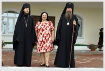 Посещение Хабаровской духовной семинарии Великой Княгиней М.В. Романовой (14 августа 2007 г)