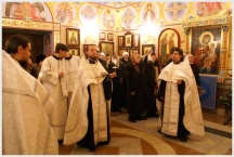 Новогодний молебен в Хабаровской семинарии (31 декабря 2009 года)