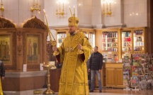 Божественная литургия в Спасо-Преображенском кафедральном соборе 28 октября 2018 г.