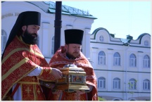 Прибытие в Хабаровск мощей святителя Иннокентия Московского (11 мая 2008 года)