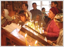 Праздничное богослужение в Спасо-Преображенском храме г. Усолье (19 августа 2007 года)