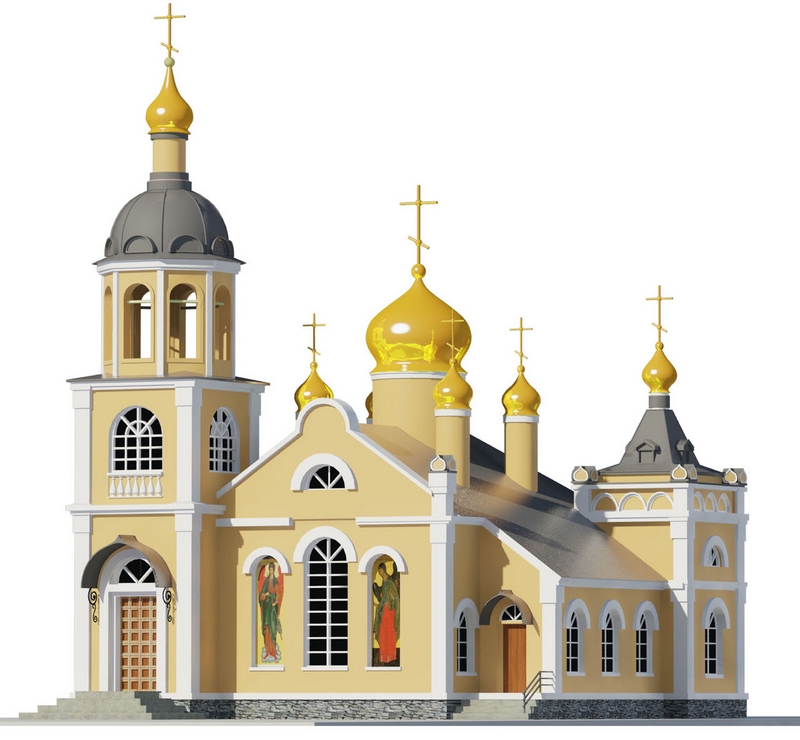 Крещальный храм Архангела Михаила Свято-Петропавловского женского монастыря